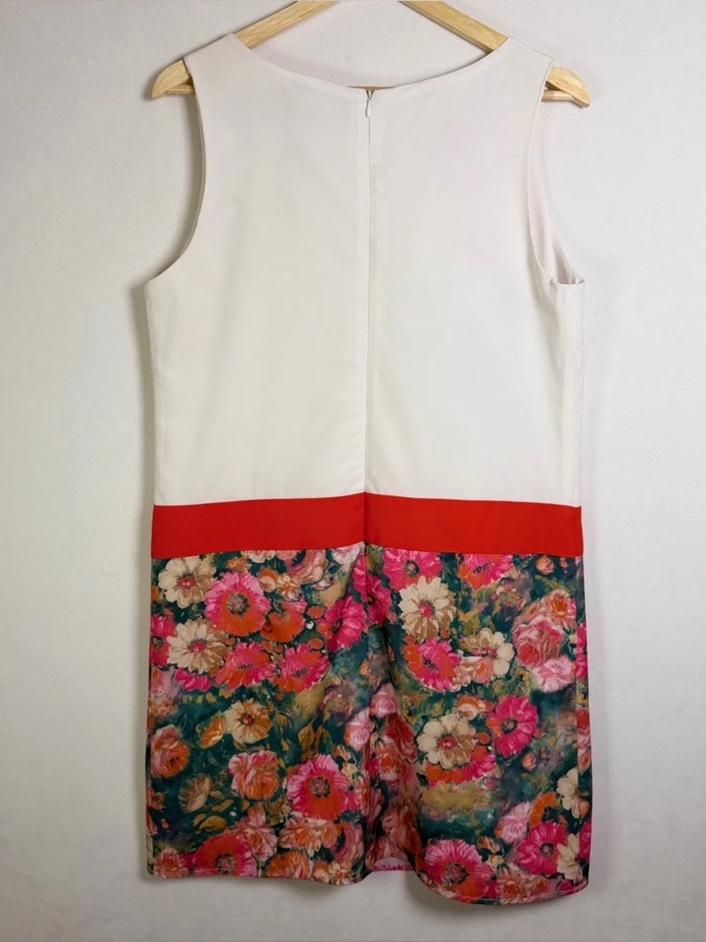 Anthropologie Sunday in Brooklyn Floral Colorblock Sheath Dress Women’s Sz 4 - Picture 6 of 9